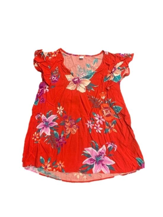 Old Navy Tops - NWOT Red Old Navy Floral Top
